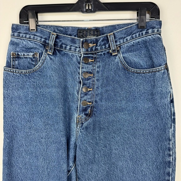 Legend Vintage Retro Button Fly High Rise Mom Jeans Denim y2k 31 Long Tall - Picture 3 of 7